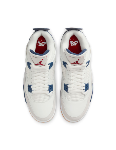 Nike SB x Air Jordan 4 Retro, Summit White/White-Navy