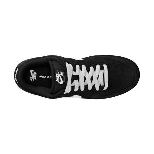 Nike SB Dunk Low Pro, Black/White-Black-Gum...