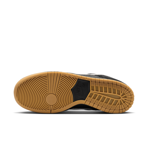 Nike SB Dunk Low Pro, Black/White-Black-Gum...