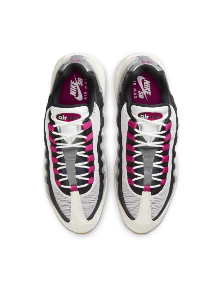 Nike SB Air Max 95, Summit White/Cactus Flower