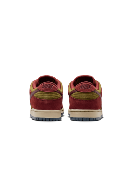 Nike SB Dunk Low Pro, Dark Team Red/Burgundy Crush-Olive Flak