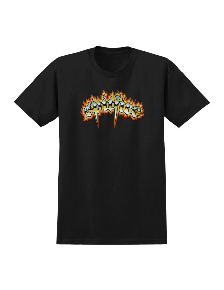 Spitfire Chrome Venom Tee, Black
