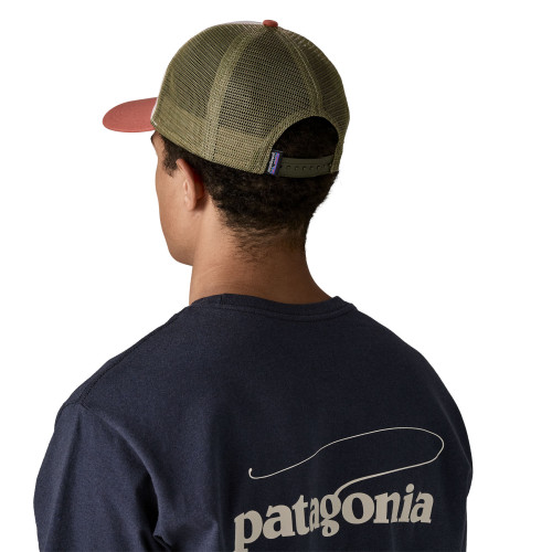 Patagonia P-6 Logo LoPro Trucker Hat, Birch White