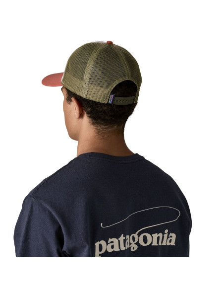 Patagonia P-6 Logo LoPro Trucker Hat, Birch White