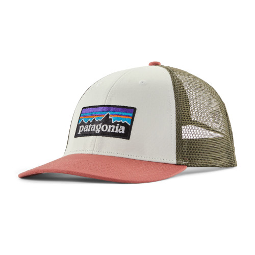 Patagonia P-6 Logo LoPro Trucker Hat, Birch White