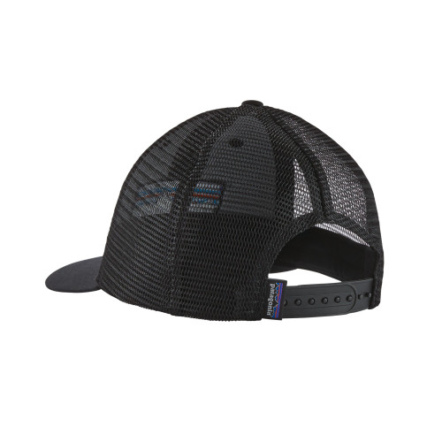 Patagonia P-6 Logo LoPro Trucker Hat, Black