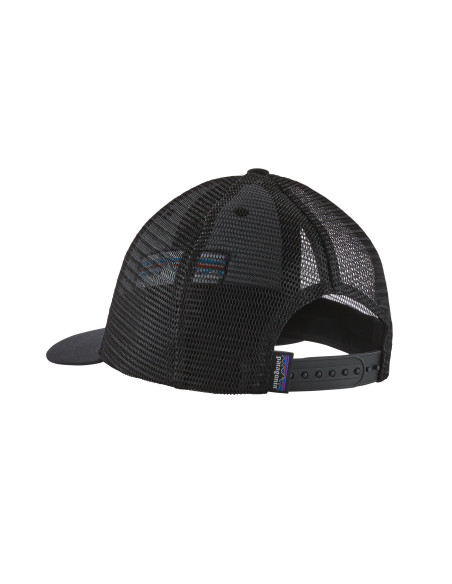 Patagonia P-6 Logo LoPro Trucker Hat, Black