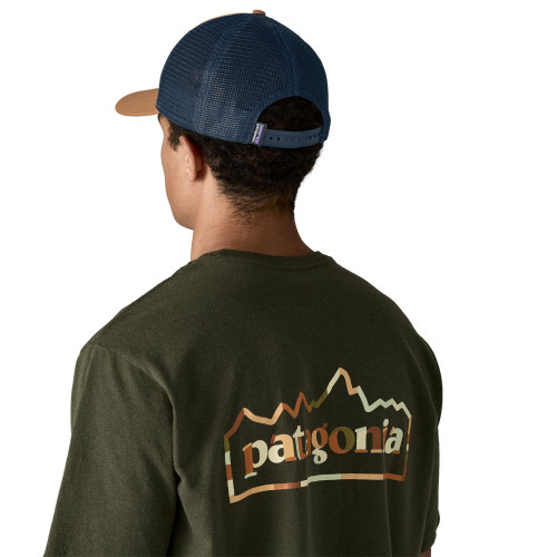 Patagonia P-6 Logo LoPro Trucker Hat, Talon Gold