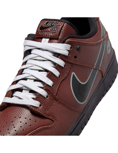 Nike SB Dunk Low Pro QS x Limosine Skateboards, Dark Pony/Black-Silver-White