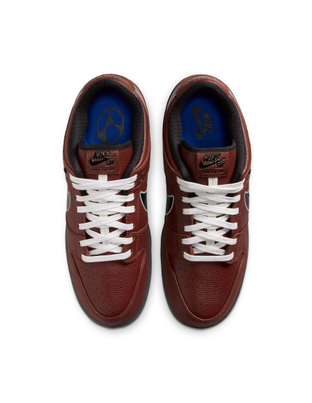 Nike SB Dunk Low Pro QS x Limosine Skateboards, Dark Pony/Black-Silver-White