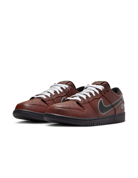 Nike SB Dunk Low Pro QS x Limosine Skateboards, Dark Pony/Black-Silver-White