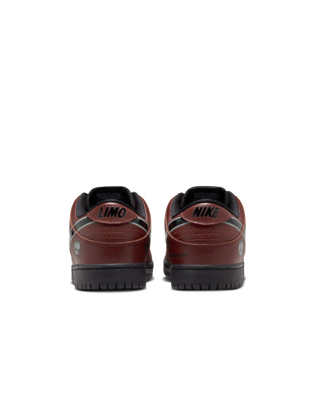 Nike SB Dunk Low Pro QS x Limosine Skateboards, Dark Pony/Black-Silver-White