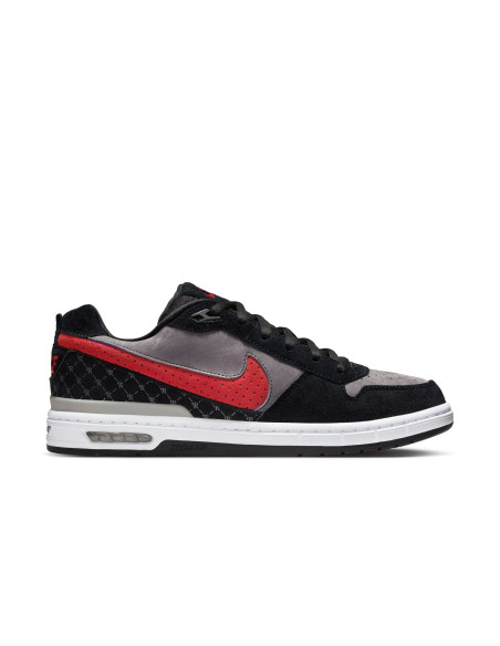 Nike SB Paul Rodriguez Zoom Air Low, Black/Varsity Red-Flint Grey-Black