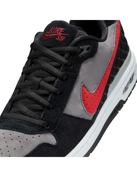 Nike SB Paul Rodriguez Zoom Air Low, Black/Varsity Red-Flint Grey-Black