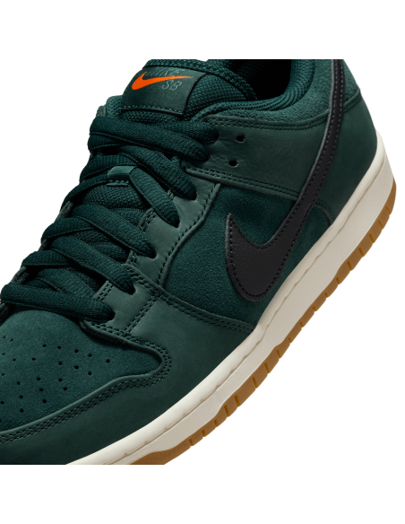 Nike SB Dunk Low Pro ISO, Deep Fir/Black-Fir-Sail