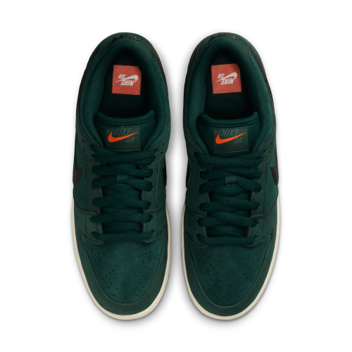 Nike SB Dunk Low Pro ISO, Deep Fir/Black-Fir-Sail