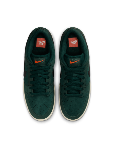 Nike SB Dunk Low Pro ISO, Deep Fir/Black-Fir-Sail