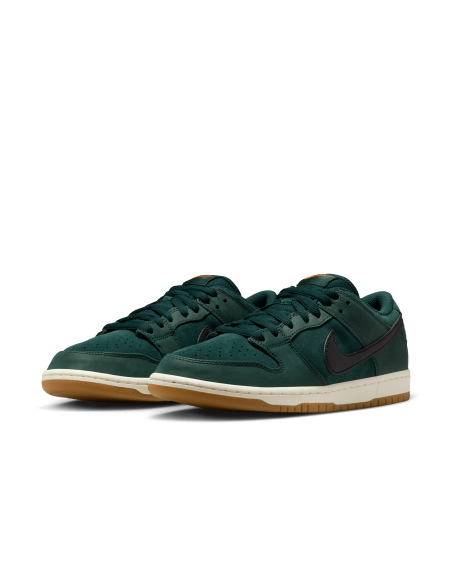 Nike SB Dunk Low Pro ISO, Deep Fir/Black-Fir-Sail