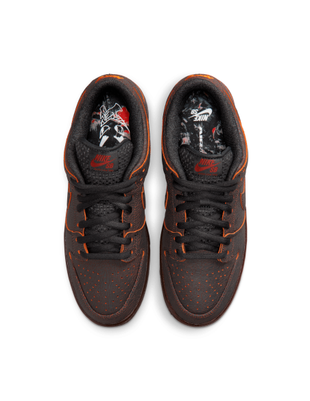Nike SB Dunk Low Pro Premium "Krampus", Dk Smoke Grey/Campfire Orange-Black