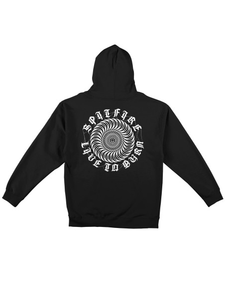 Spitfire Web Classic Hoodie, Black