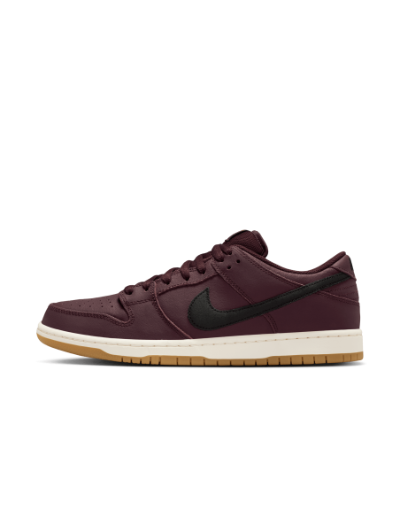 Nike SB Dunk Low Pro ISO, Burgundy Crush/Black-Mystic Dates-Sail