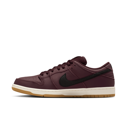 Nike SB Dunk Low Pro ISO, Burgundy...