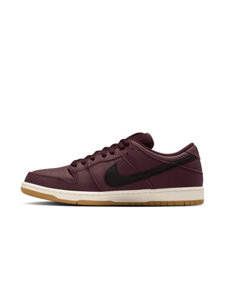 Nike SB Dunk Low Pro ISO, Burgundy Crush/Black-Mystic Dates-Sail