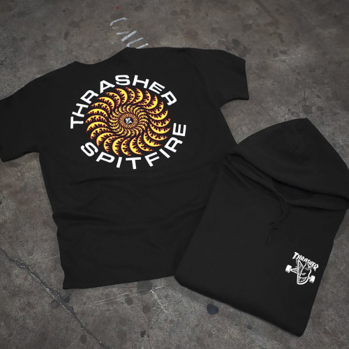 Thrasher x Spitfire Classic Swirl Tee