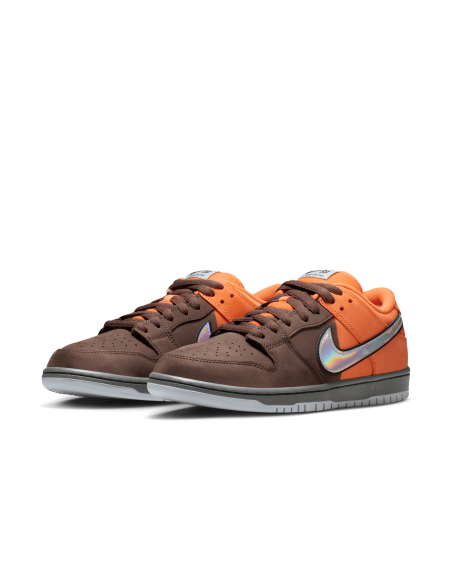 Nike SB Dunk Low Pro, Safety Orange/wolf Grey-baroque Brown