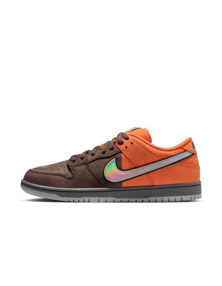 Nike SB Dunk Low Pro, Safety Orange/wolf Grey-baroque Brown