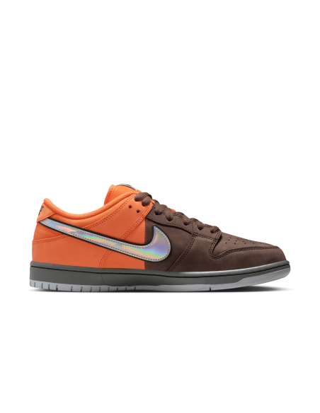 Nike SB Dunk Low Pro, Safety Orange/wolf Grey-baroque Brown