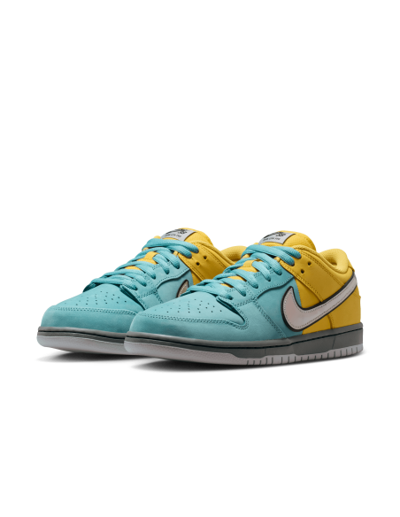 Nike SB Dunk Low Pro, Lightening/Wolf Grey-Denim Turq