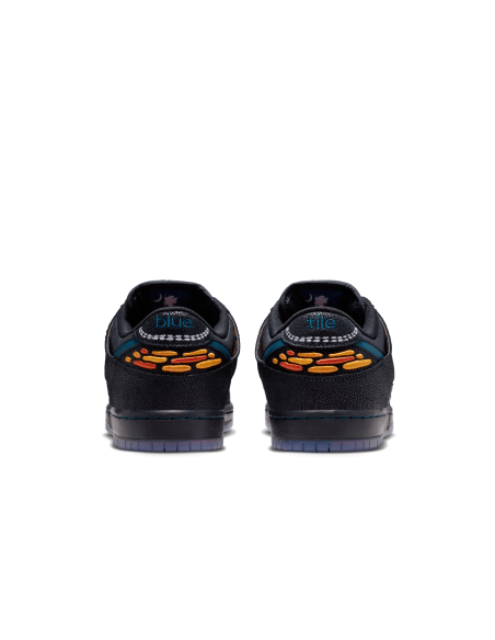 Nike SB Dunk Low 'Bluetile', Black/Marina/Campfire Orange