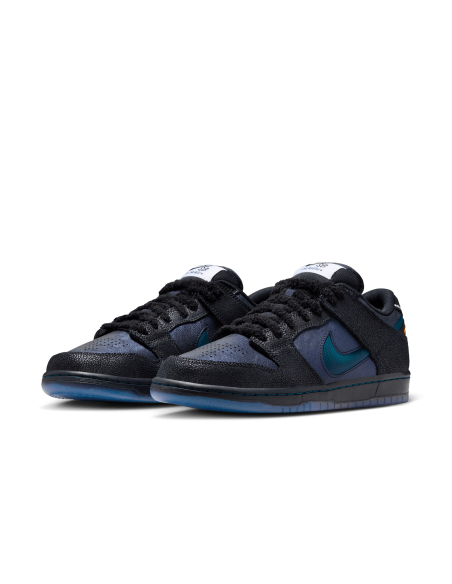 Nike SB Dunk Low 'Bluetile', Black/Marina/Campfire Orange