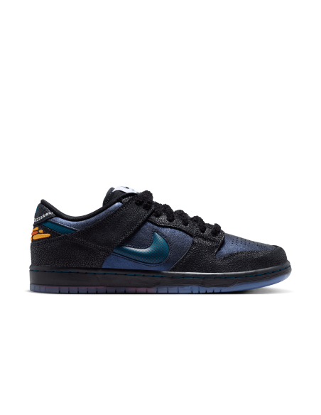 Nike SB Dunk Low 'Bluetile', Black/Marina/Campfire Orange