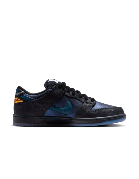 Nike SB Dunk Low 'Bluetile', Black/Marina/Campfire Orange