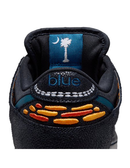 Nike SB Dunk Low 'Bluetile', Black/Marina/Campfire Orange
