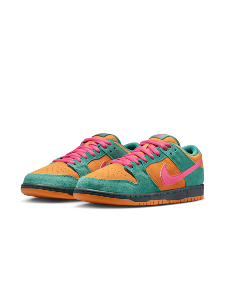 Nike SB Dunk Low Pro, Green Noise/Watermelon-Light Curry