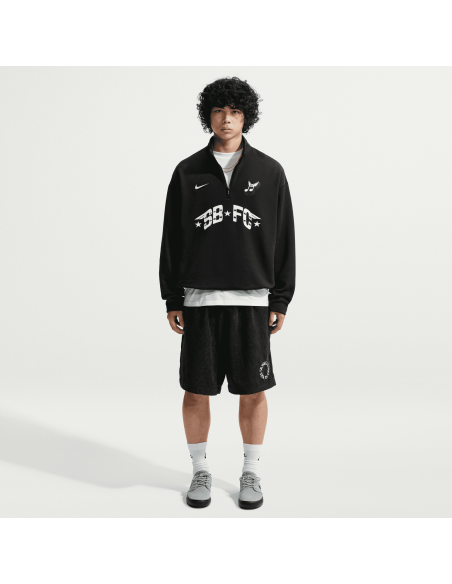 Nike SB Skate Half-Zip Fleece Crew, Black