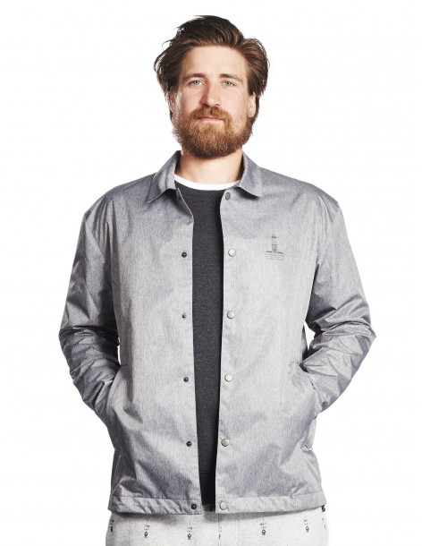 Makia Coach Jacket, Grey