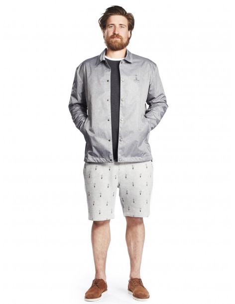 Makia Coach Jacket, Grey 2