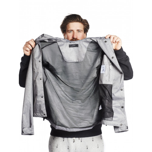 Makia Coach Jacket, Grey