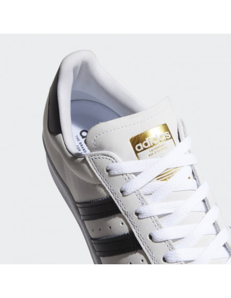 Adidas Superstar, Cloud White/Core Black/Gold Metallic