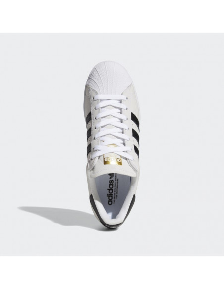 Adidas Superstar, Cloud White/Core Black/Gold Metallic