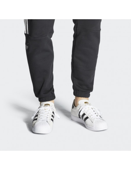 Adidas Superstar, Cloud White/Core Black/Gold Metallic