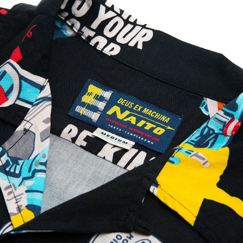 Deus Ex Machina Naito SS Shirt, Black