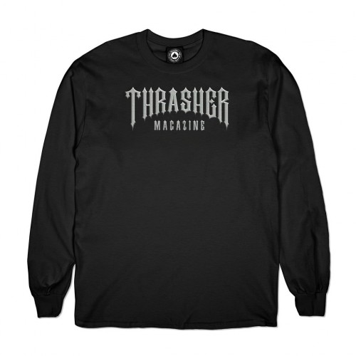 Thrasher Low Low Logo Longsleeve (Black)