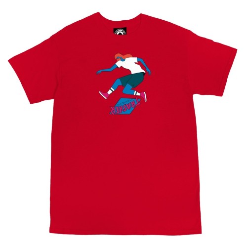 Trasher Tre T-Shirt, Red (by Parra)