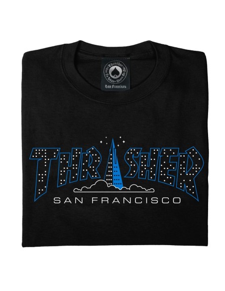 Thrasher Pyramid T-Shirt, Black