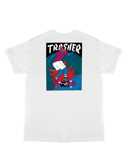 Trasher Hurricane T-Shirt, White (by Parra)